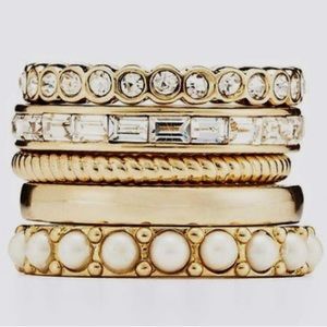 Ann Taylor Stack Rings